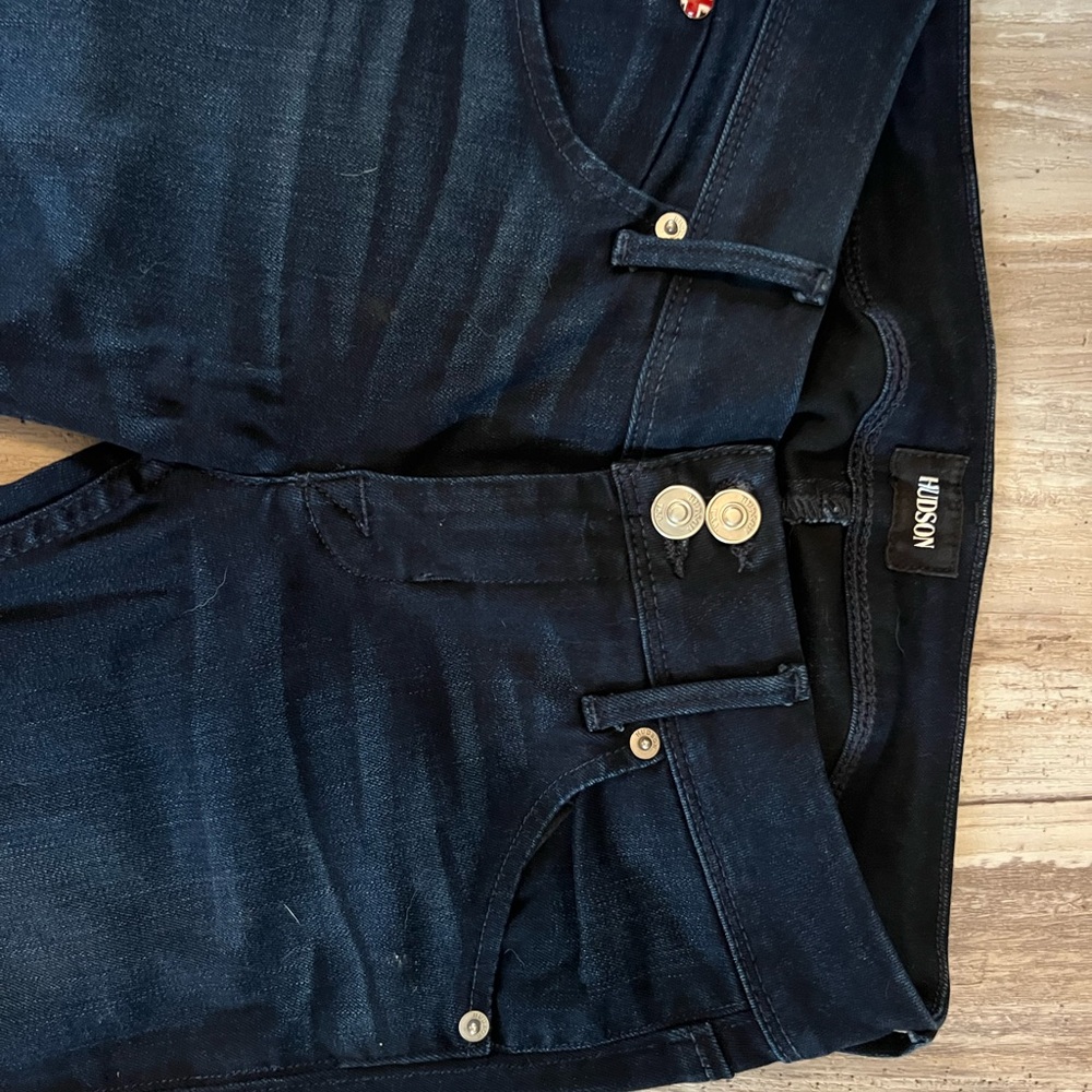 Hudson Collin Skinny Dark Blue Jeans